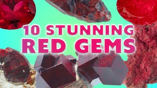 Unboxing 10 Stunning Red Gemstones  Ruby Spinel Garnet and more [upl. by Olyhs]