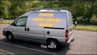 Peugeot expert camper van mini tour of Scotland [upl. by Enaamuj]