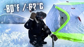 Winter Camping in the Coldest Place on Earth A Hot Tent Experience 80°F 62°C [upl. by Etteniuqna]