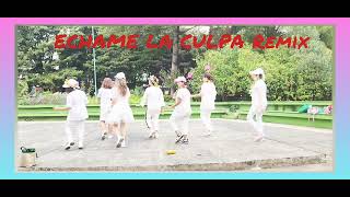 LINE DANCE  ECHAME LA CULPA REMIX  CHOREO  CAECILIA MARIA FATRUAN [upl. by Arahs607]