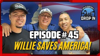 EP 45  TALKIN POLITICS  WILLIE BARCENAS DROP IN [upl. by Ahsilif]