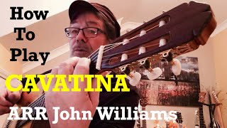 How to play CAVATINA John Williams arrangement  Part 1 [upl. by Norrv]