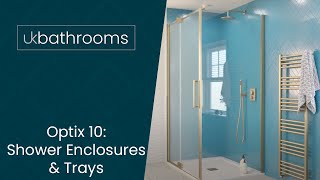 OPTIX 10 by Crosswater Shower Enclosures and Trays [upl. by Ahsote]