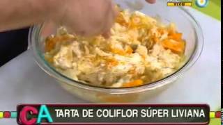 Tarta de coliflor [upl. by Ahtanamas]