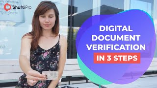 Digital Document Verification in 3 Steps  Shufti Pro [upl. by Armillda]