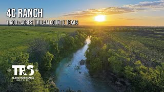 SOLD  4C Ranch  1600± acres SOLD in Milam County Texas [upl. by Adilem126]