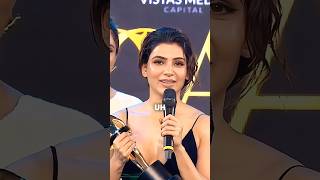 Samantha Ruth Prabhu Winning Speech  Critics’ Choice Awards samantha fpy shorts [upl. by Joy]