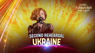 Olena Usenko  Vazhil  Second Rehearsal  Ukraine 🇺🇦  Junior Eurovision 2021 [upl. by Teteak]