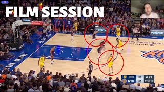 KNICKS great defense vs PACERS  February 1 2024 [upl. by Eeniffar763]