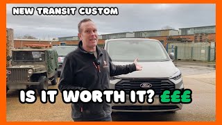 Is the New Ford Transit Custom Worth the Extra Money  2024 Model Review [upl. by Itnuahsa]