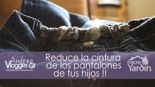 Reducir cintura del pantalón de tus hijos FACIL [upl. by Iams452]