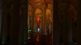 Basilica Cistern istanbul turkey architecture romanhistory travel shorts [upl. by Airamas]