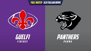 IFL 2023  XLII Italian Bowl GUELFI Firenze vs PANTHERS Parma [upl. by Auqenahc]