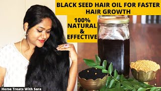 BLACK SEED HAIR OIL  GROW LONG THICK HAIR FASTER  MAGICAL HAIR GROWTH OIL 100 WORKS  TAMIL VLOG [upl. by Roddie]