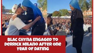 Blac Chyna Engaged to Derrick Milano After One Year of Dating [upl. by Annavoig]