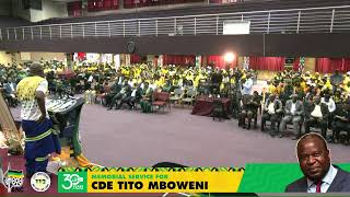 Memorial Service of Cde Tito Mboweni [upl. by Ayom]