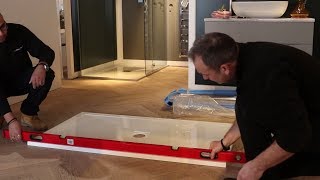 How To Measure a Crosswater 25mm Low Profile Shower Tray [upl. by Claudie]