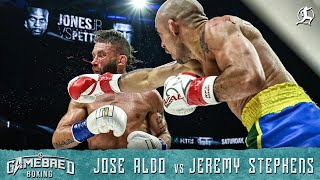 Jose Aldo vs Jeremy Stephens  Gamebred Boxing 4 [upl. by Michel]