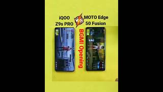 iqoo z9s pro vs moto edge 50 fusion bgmi opening test iqoo z9s pro vs moto edge 50 fusion pubg test [upl. by Tabbie]