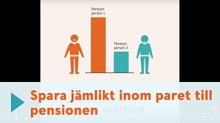 Hur sparar man jämlikt till sin pension inom paret [upl. by Alyda]