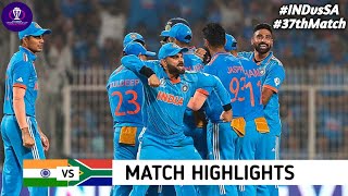 India vs South Africa World Cup 2023 37th Match Highlights 2023  IND vs SA 37th ODI Highlights [upl. by Pascale]