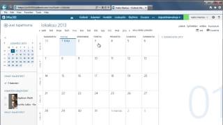 Office 365  Kalenterin peruskäyttö [upl. by Kubiak401]