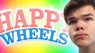 HAPPY WHEELS FUNNY MOMENTS 45 [upl. by Aicened919]