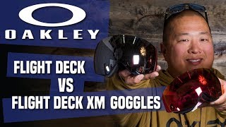 2018 Oakley Flight Deck vs Flight Deck XM  Comparison  TheHousecom [upl. by Ceporah]