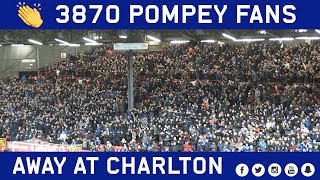 3870 Pompey fans make the trip to Charlton [upl. by Eneliak]