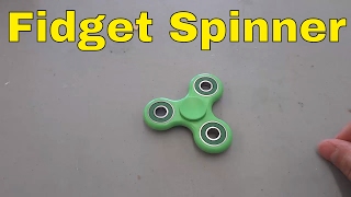 How To Use A Fidget SpinnerEASY Tutorial [upl. by Auos]