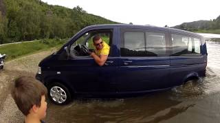 VW Caravelle in river [upl. by Nil508]