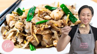 The Perfect Ginger amp Onion Sauce  Chinese Stir Fry Fish [upl. by Ttehr]