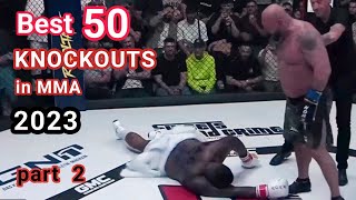 Best 50 Knockouts 2023  part 2 [upl. by Nallaf842]