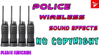 Police wireless sound  no copyright [upl. by Griselda]