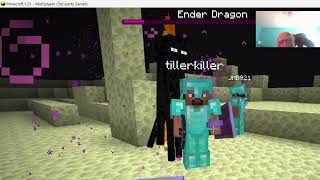 ep 7 defeating ender dragon [upl. by Ahsekim563]