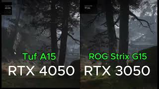 rtx 4050 vs rtx 3050 laptop gpu benchmark test on black myth wukong [upl. by Adiv]