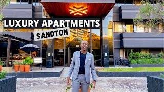 INSIDE Luxury Apartments  BlackBrick  Sandton South Africa [upl. by Slaohcin]