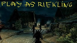 Skyrim Playing as Riekling [upl. by Coughlin]