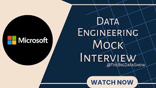 Data Engineering Mock Interview at Top Product Based Companies [upl. by Anaihr174]