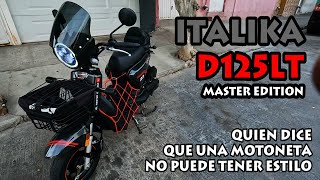 D125lt MTR Edition  la moto no te da estilo tu le das estilo a tu moto  scooter motoneta tuning [upl. by Yaras]