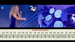 K3 Drum  Waterval Drum Cover Drum Karaoke Sheet Music Lessons Tutorial [upl. by Roee132]