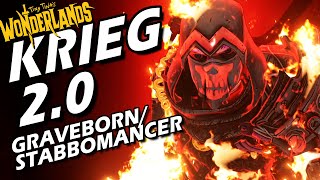 BEST Graveborn Stabbomancer MOVEMENT BUILD  SET YOURSELF ON FIRE  Wonderlands on Xbox [upl. by Zigrang40]