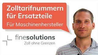 Zolltarifnummern Schweiz für Ersatzteile finesolutionsBlog [upl. by Shewchuk]