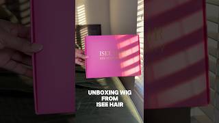 ISEE hair unboxing unboxingvideo iseehairwig wigcontent iseehairbeauty wigmusthaves kinkycurly [upl. by Ammann957]