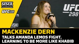 Mackenzie Dern Clear To Me I Need To Be More Like Khabib  UFC 298  MMA Fighting [upl. by Indyc]