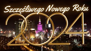 Sylwester ✨ Nowy Rok 2024 ✨ Pokaz fajerwerków w Warszawie [upl. by Wearing]