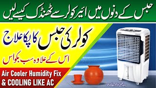 Air Cooler ki Habas ka ilaj  Air Cooler Cooling Increase amp Humidity Control [upl. by Enyahc]