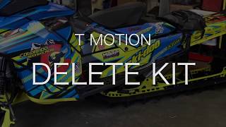 SkiDoo RevGen4 850 Munster TMotion Delete Kit Install [upl. by Thorfinn]