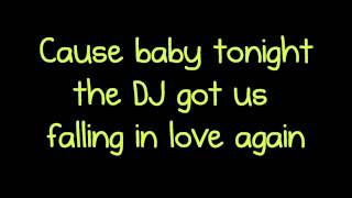 DJ Got Us Falling in Love  Usher Lyrics ft Pitbull [upl. by Archambault]