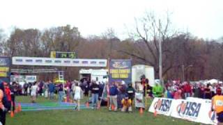 2008 Illinois HS 3A Cross Country Championship Finish [upl. by Shrier]